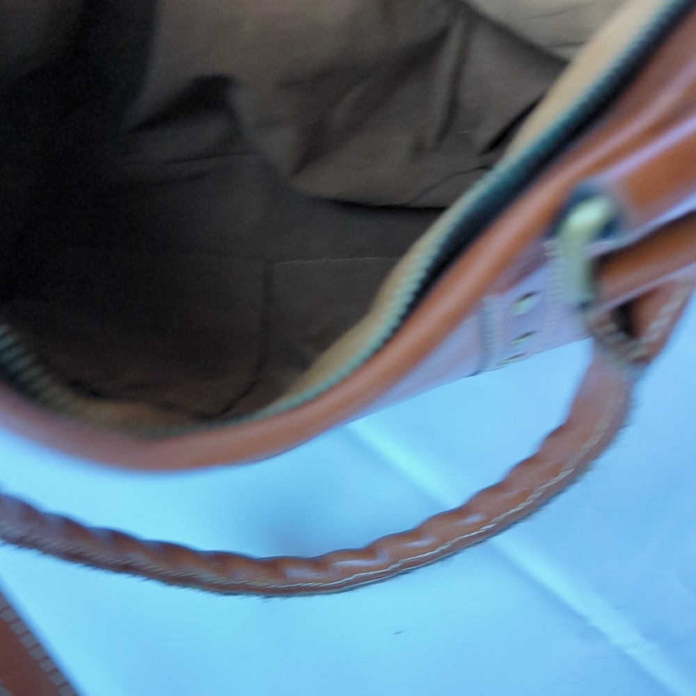 Large Carducci Brown Leather Tote Patricia Nash - Picture 11 of 15